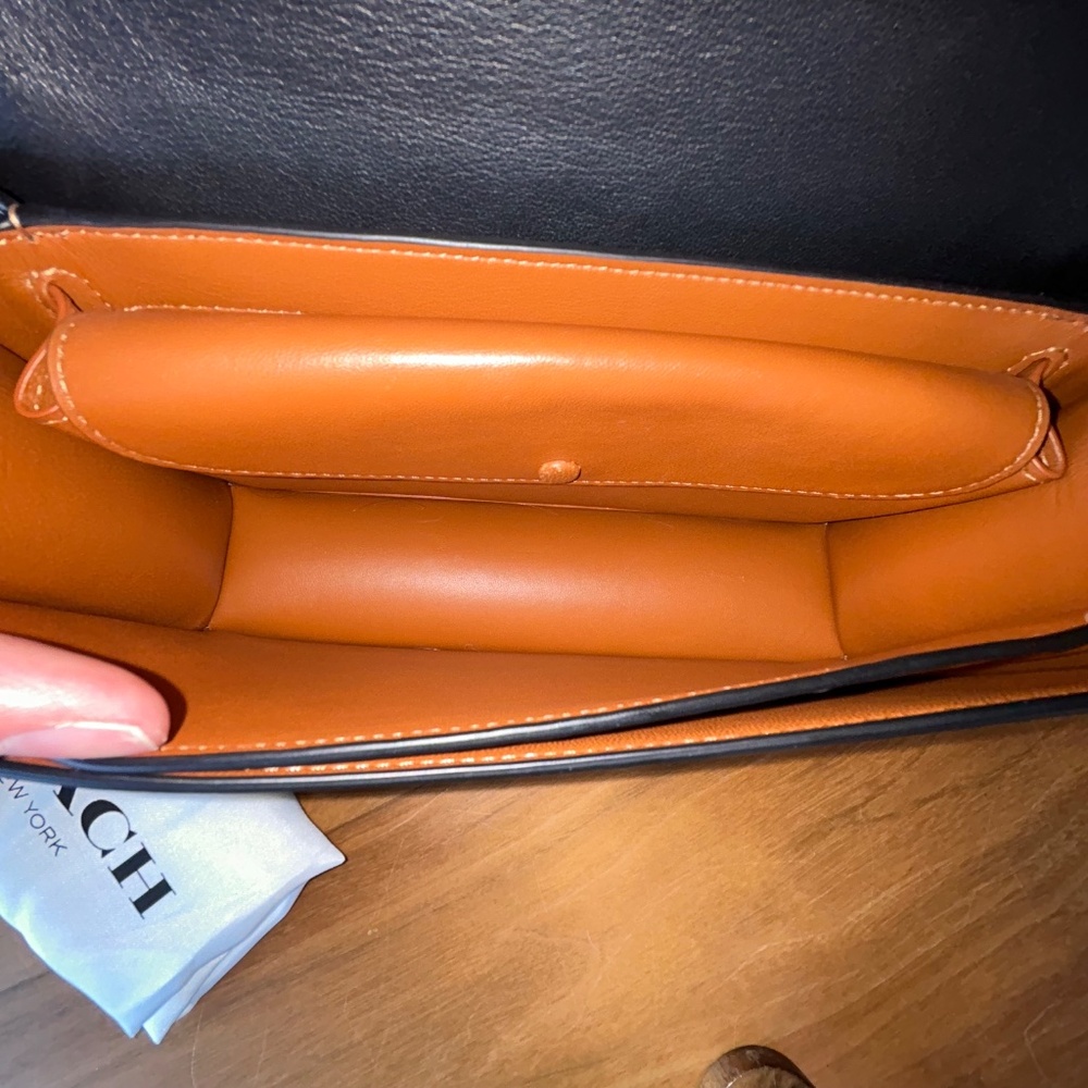 Coach Bandit Shoulder Bag in Black with Silver Hardware - Picture 8 of 13
